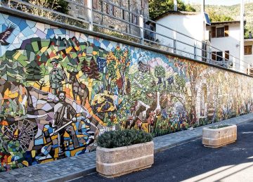 Mosaico-murales di Caprauna - Rifugio Pian dell’Arma Valle Pennavaire